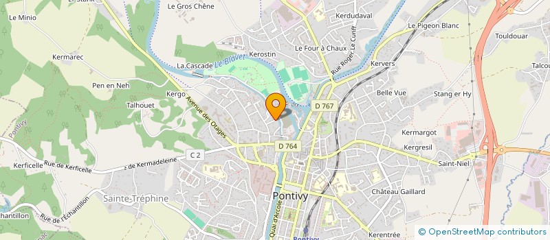 localisation de l'entreprise MADAME FANNY GASTARD  PONTIVY