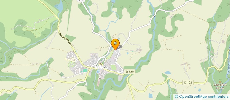 localisation de l'entreprise MADAME FANNY GAUBERT  SAISSAC