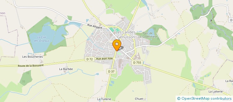 localisation de l'entreprise MADAME FANNY GAUDET à ECUEILLE