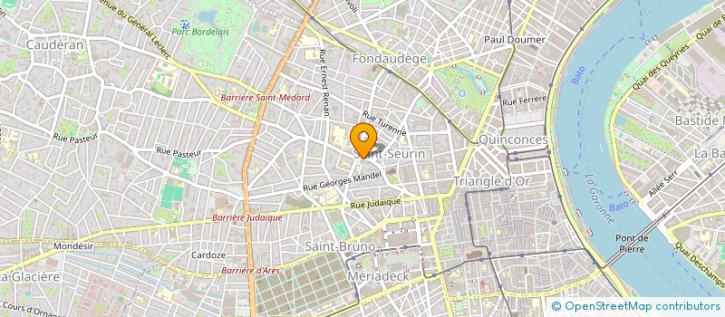 localisation de l'entreprise MADAME FANNY GAUDRY  BORDEAUX