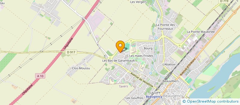 localisation de l'entreprise MADAME FANNY GAUTHIER à BEAUGENCY