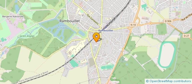 localisation de l'entreprise MADAME FANNY GAUTHIER  RAMBOUILLET