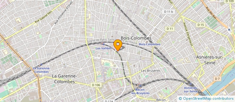 localisation de l'entreprise MADAME FANNY GAUZERAN à BOIS-COLOMBES