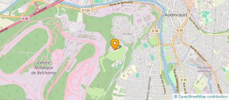 localisation de l'entreprise MADAME FANNY GEIN  GRAND-CHARMONT