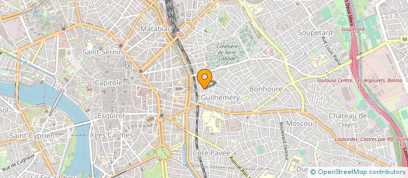 localisation de l'entreprise MADAME FANNY GELAIN à TOULOUSE