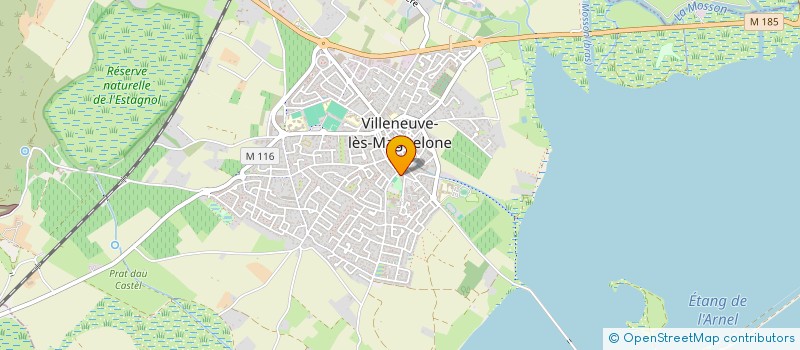 localisation de l'entreprise MADAME FANNY GENIN  VILLENEUVE-LES-MAGUELONE