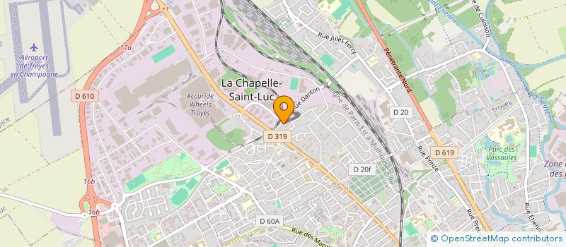 localisation de l'entreprise MADAME FANNY GIBIER à LA CHAPELLE-SAINT-LUC