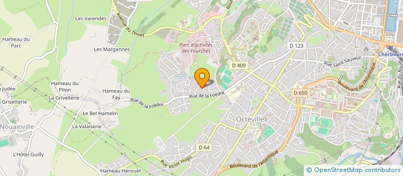 localisation de l'entreprise MADAME FANNY GILLET à CHERBOURG-EN-COTENTIN