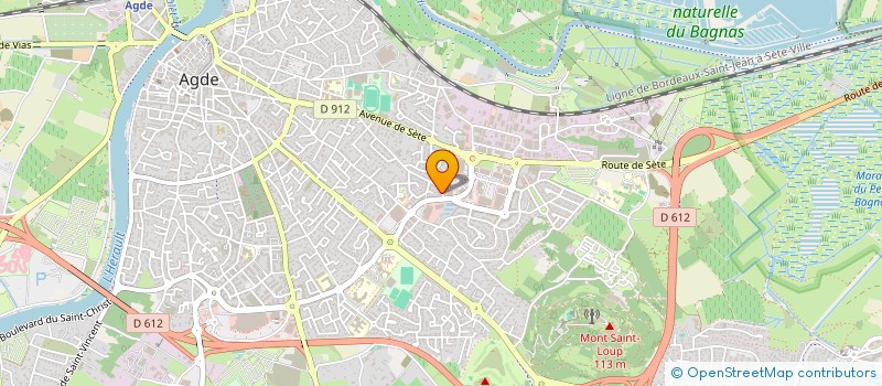 localisation de l'entreprise MADAME FANNY GIMET  AGDE