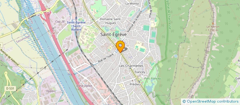 localisation de l'entreprise MADAME FANNY GIRARD  SAINT-EGREVE