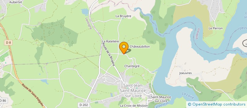 localisation de l'entreprise MADAME FANNY GIRARD  SAINT-JEAN-SAINT-MAURICE-SUR-LOIRE