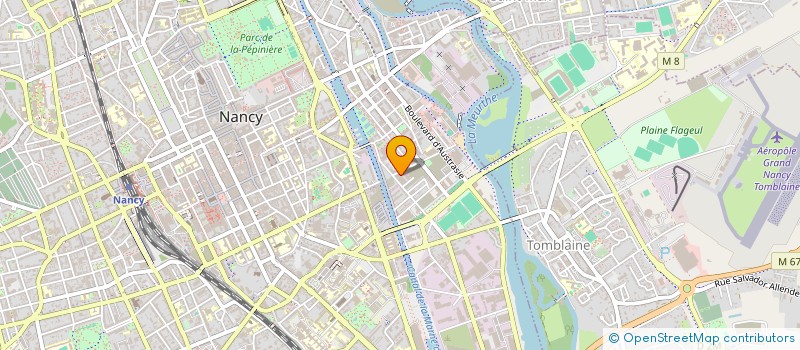 localisation de l'entreprise MADAME FANNY GIRARD  NANCY