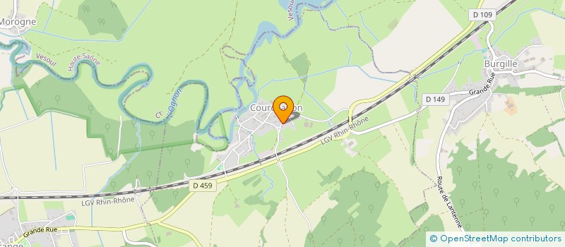 localisation de l'entreprise MADAME FANNY GIRARDET  COURCHAPON