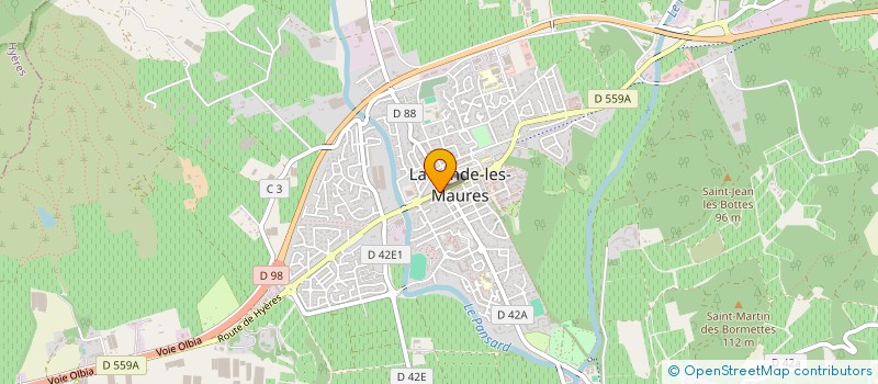localisation de l'entreprise MADAME FANNY GIRAUD à LA LONDE-LES-MAURES