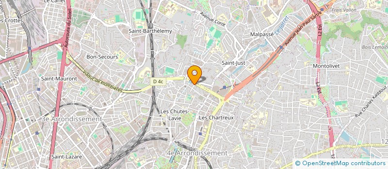 localisation de l'entreprise MADAME FANNY GIRAUD  MARSEILLE