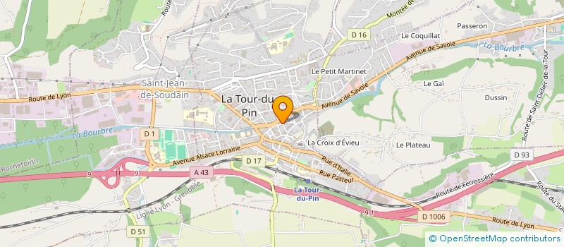 localisation de l'entreprise MADAME FANNY GIUPPONI à LA TOUR-DU-PIN