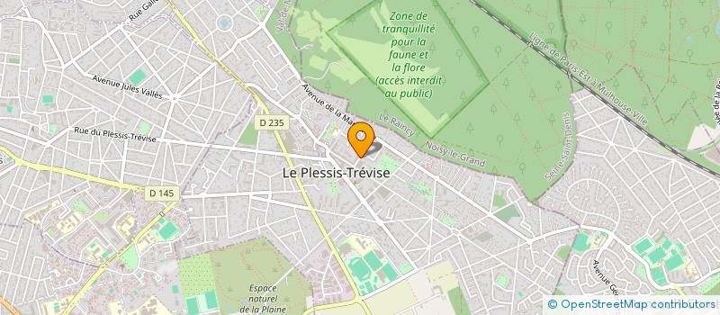 localisation de l'entreprise MADAME FANNY GODIN  LE PLESSIS-TREVISE