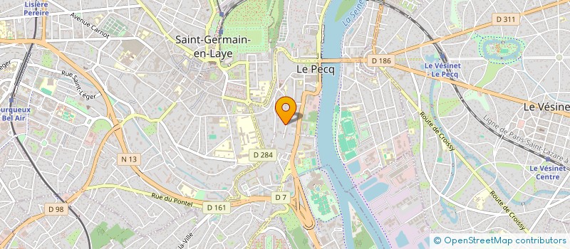 localisation de l'entreprise MADAME FANNY GOIFFON à LE PECQ