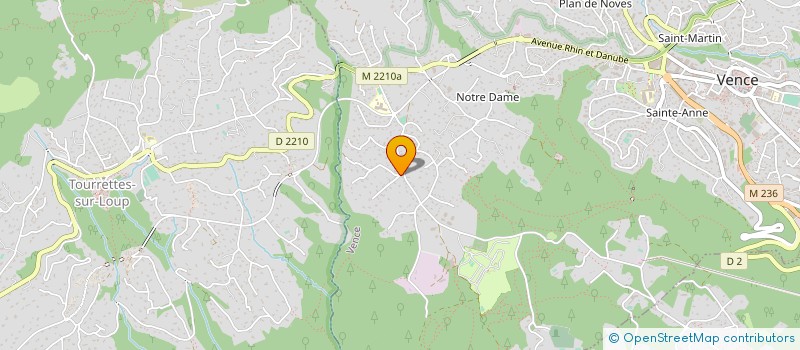 localisation de l'entreprise MADAME FANNY GOMEZ  VENCE