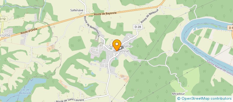 localisation de l'entreprise MADAME FANNY GORSE  SAINTE-MARIE-DE-GOSSE