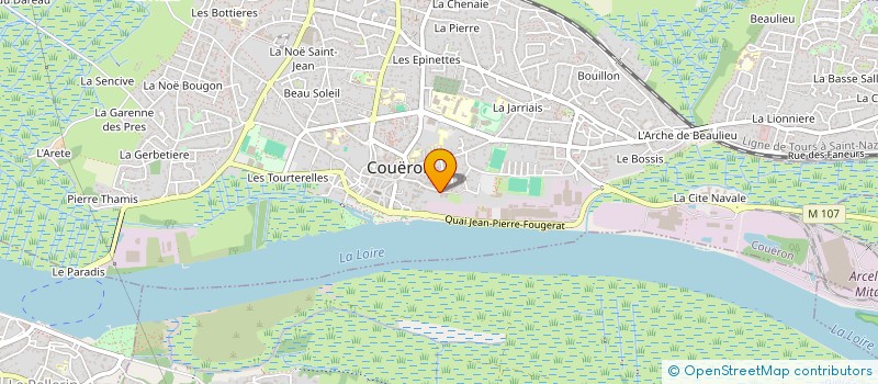 localisation de l'entreprise MADAME FANNY GOUJON à COUERON