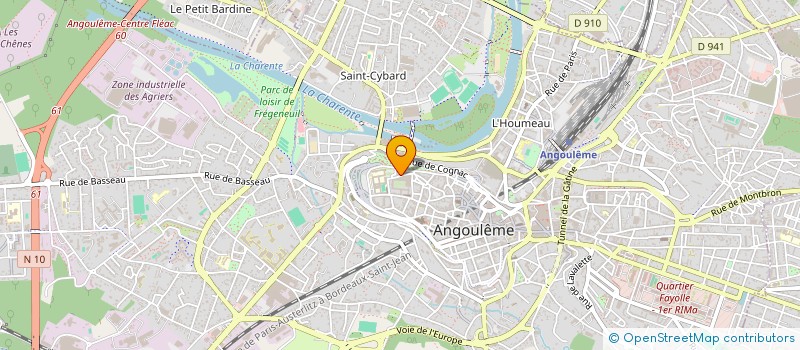 localisation de l'entreprise MADAME FANNY GOUNIN à ANGOULEME