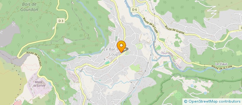 localisation de l'entreprise MADAME FANNY GOURGUES à LE BAR-SUR-LOUP