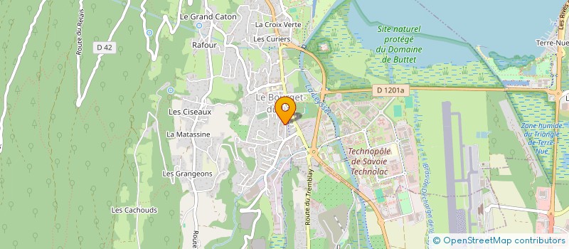 localisation de l'entreprise MADAME FANNY GOUYA  LE BOURGET-DU-LAC