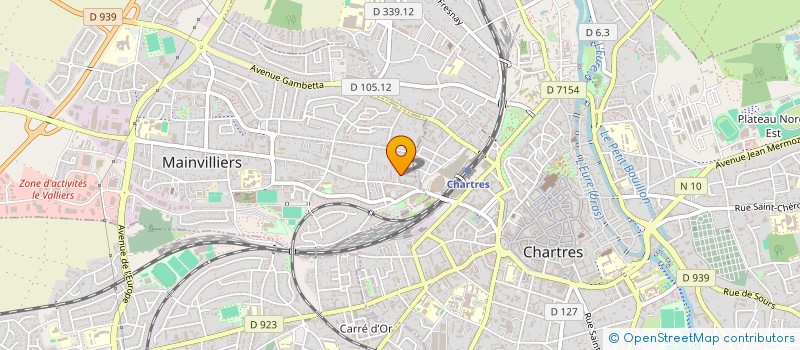 localisation de l'entreprise MADAME FANNY GRAVET à MAINVILLIERS