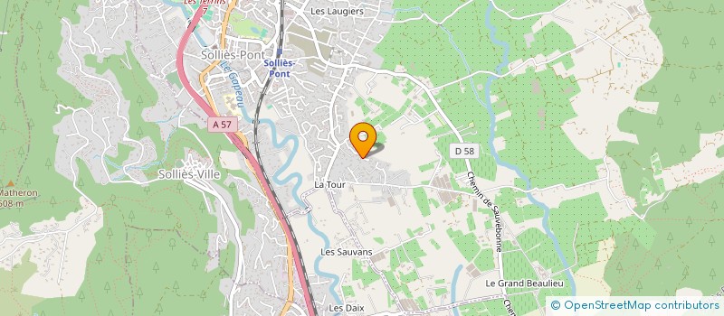 localisation de l'entreprise MADAME FANNY GRENOUILLET  SOLLIES-PONT