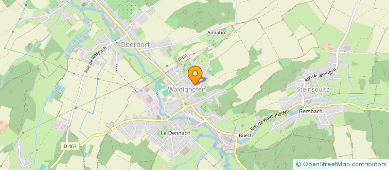 localisation de l'entreprise MADAME FANNY GROELL  WALDIGHOFEN