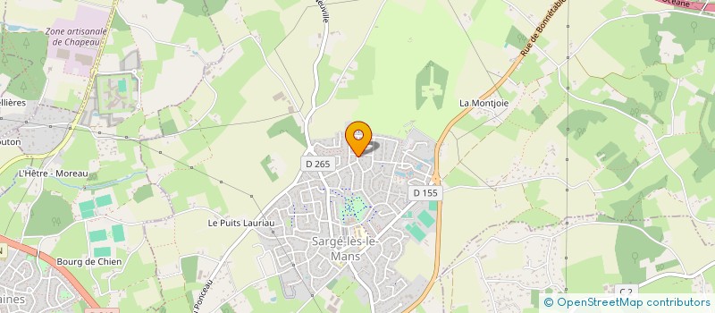 localisation de l'entreprise MADAME FANNY GUENIOT à ARNAGE