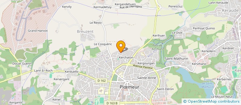 localisation de l'entreprise MADAME FANNY GUENNEC à PLOEMEUR