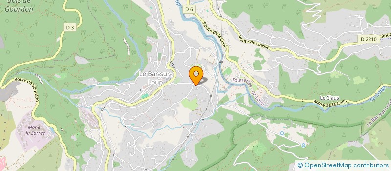 localisation de l'entreprise MADAME FANNY GUERRAULT à LE BAR-SUR-LOUP