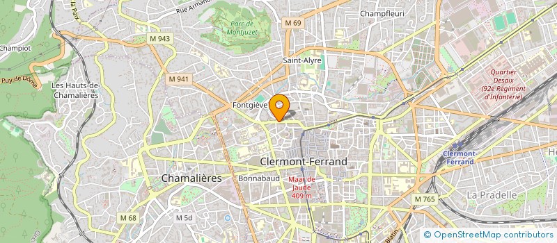 localisation de l'entreprise MADAME FANNY GUILLERMAZ à CLERMONT-FERRAND
