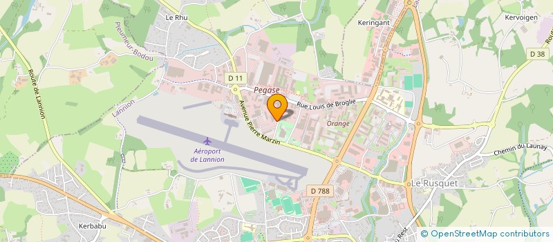 localisation de l'entreprise MADAME FANNY GUILLIN  LANNION