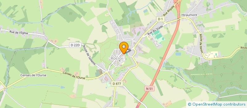 localisation de l'entreprise MADAME FANNY GUTEWIEZ  ROCROI