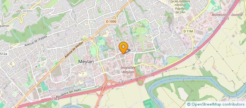 localisation de l'entreprise MADAME FANNY GUYOT  MEYLAN