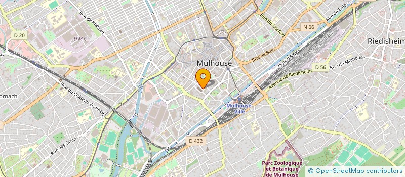 localisation de l'entreprise MADAME FANNY HAAS  MULHOUSE