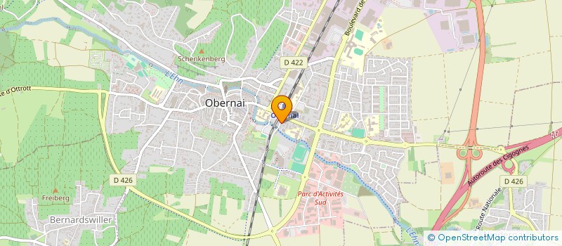 localisation de l'entreprise MADAME FANNY HAASER à OBERNAI