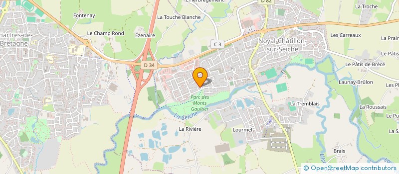 localisation de l'entreprise MADAME FANNY HAEGEL  NOYAL-CHATILLON-SUR-SEICHE