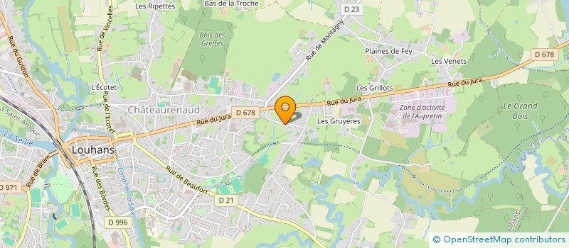 localisation de l'entreprise MADAME FANNY HAGENBACH à LOUHANS