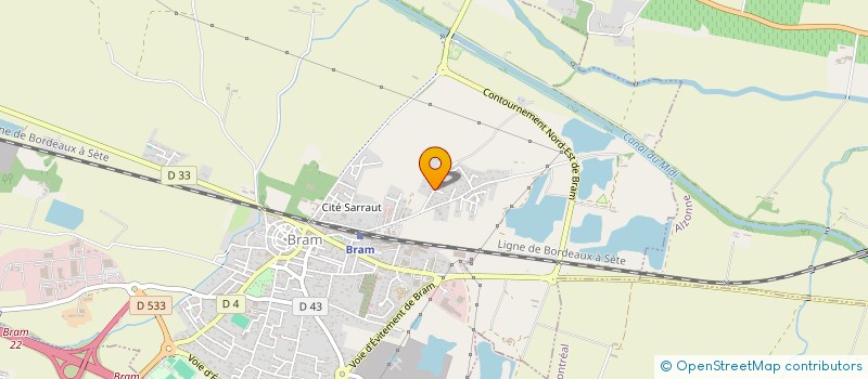 localisation de l'entreprise MADAME FANNY HALIN  VILLEPINTE