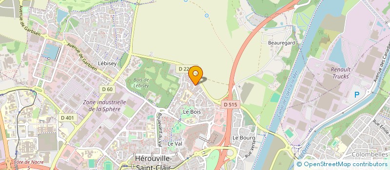 localisation de l'entreprise MADAME FANNY HAUSHERR à HEROUVILLE-SAINT-CLAIR
