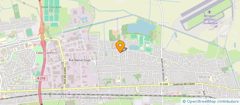 localisation de l'entreprise MADAME FANNY HAVART  MARCK