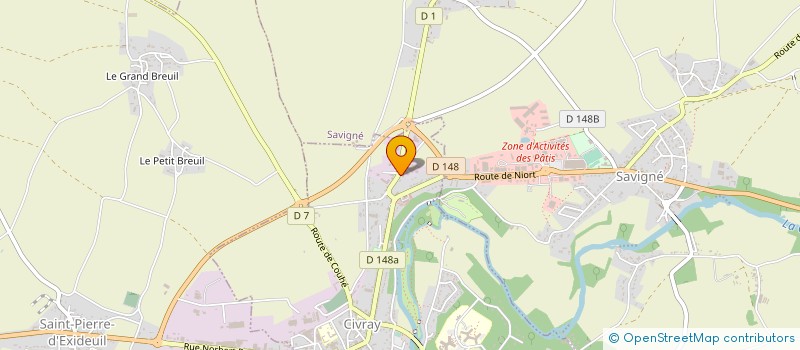 localisation de l'entreprise MADAME FANNY HAVEZ  CIVRAY