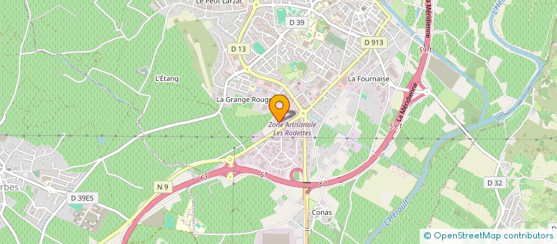 localisation de l'entreprise MADAME FANNY HELEC  PEZENAS