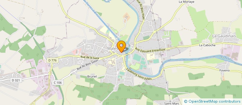 localisation de l'entreprise MADAME FANNY HERBERT  MALESTROIT