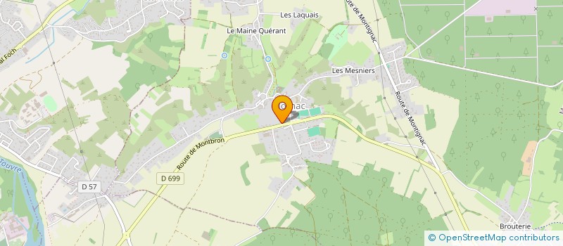 localisation de l'entreprise MADAME FANNY HILDENBRAND à MORNAC