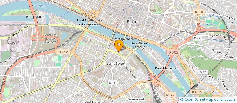 localisation de l'entreprise MADAME FANNY HONGUER à ROUEN